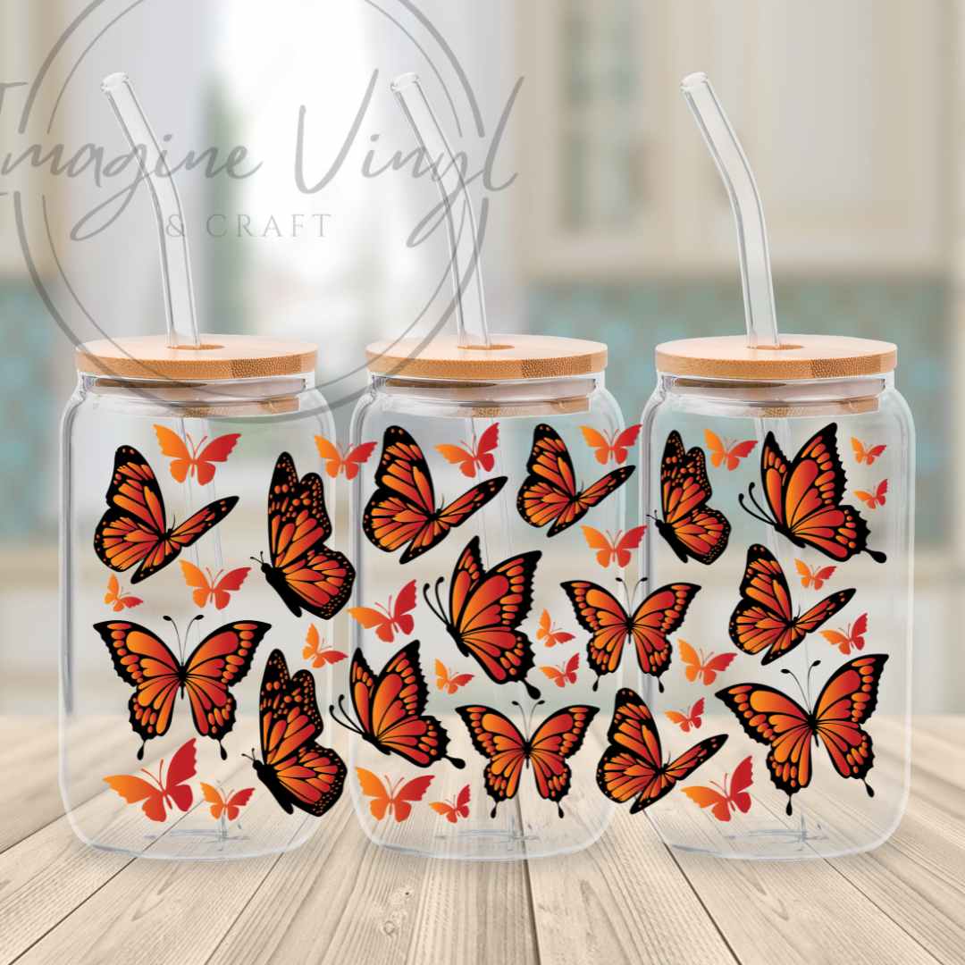 16oz UV DTF Wrap - Obviously Orange