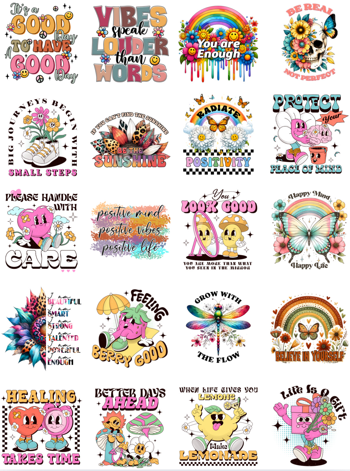 UV-DTF Keyring Decals