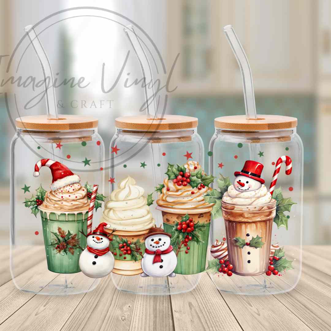 16oz Christmas Cup Wraps Volume 3