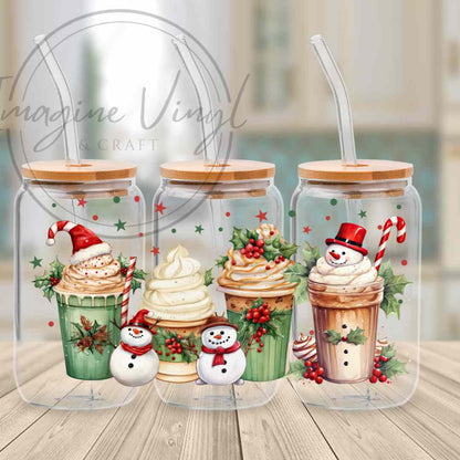 16oz Christmas Cup Wraps Volume 3