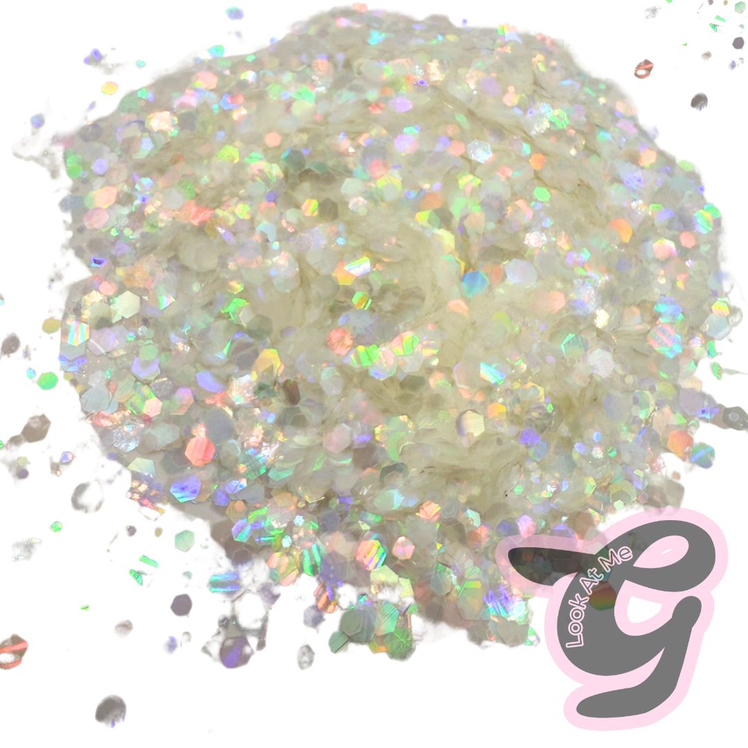 Single Tone Glitter "SNOWY"