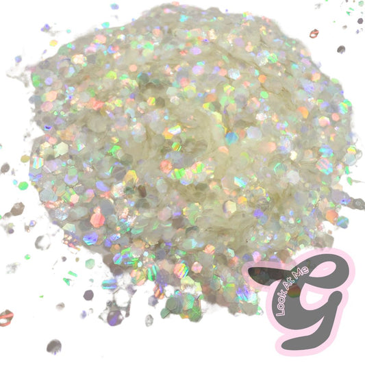 Single Tone Glitter "SNOWY"