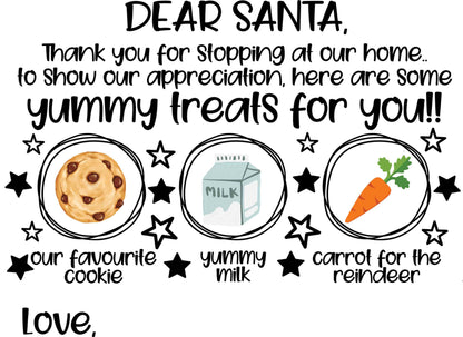 UV-DTF Santa Snack Board