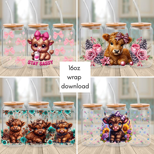 Downloadable - File 1N Cows - Cup Wrap