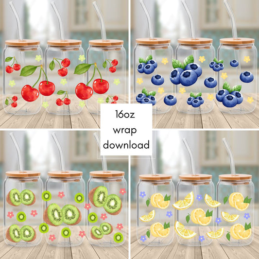Downloadable - File 1S Fruit - Cup Wrap