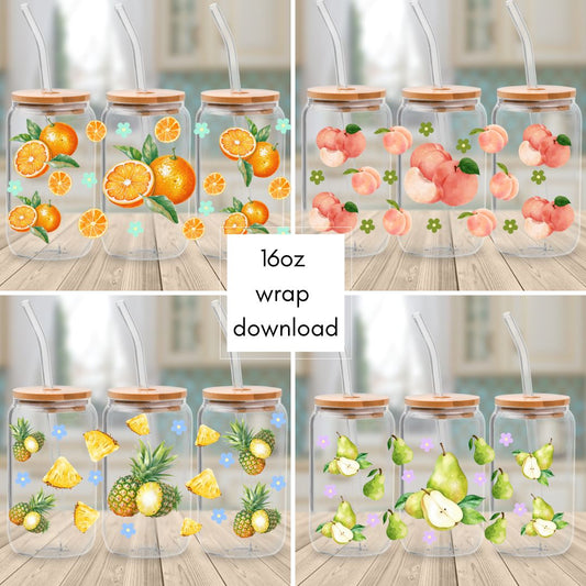 Downloadable - File 1T Fruit - Cup Wrap