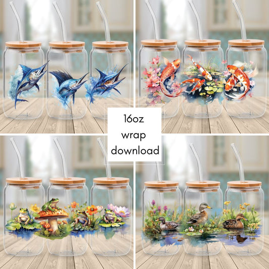Downloadable - File R Pond - Cup Wrap