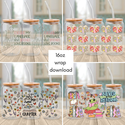 Downloadable - File W Books  - Cup Wrap