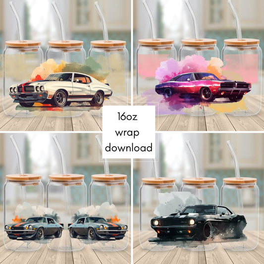 Downloadable - File Y Cars  - Cup Wrap