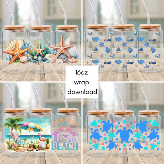 Downloadable - File O Ocean - Cup Wrap