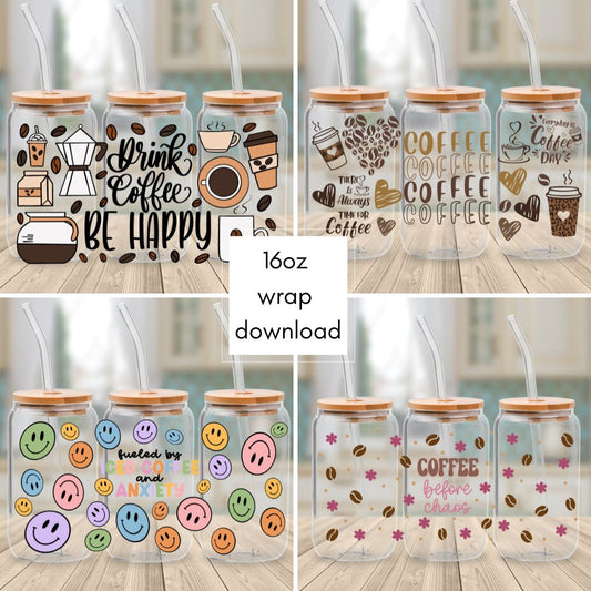 Downloadable - File Z Coffee  - Cup Wrap