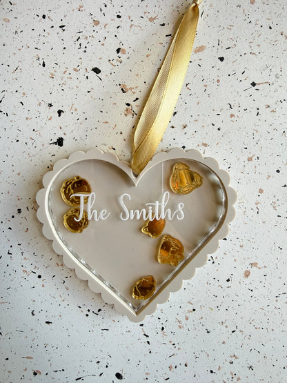 Heart Family Ornament