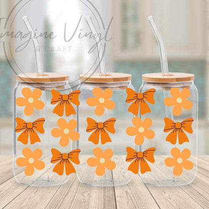 16oz UV DTF Wrap - Obviously Orange