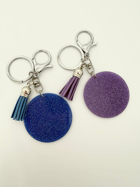 Glitter Keyring