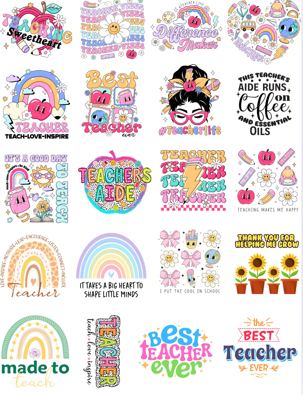 UV-DTF Keyring Decals