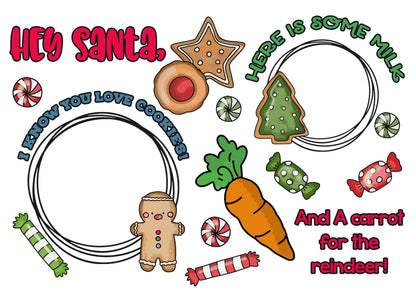 UV-DTF Santa Snack Board