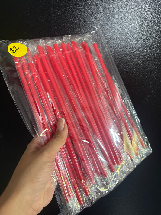 Red Straw Bundle Pack.