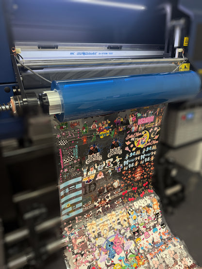 BUILD a UV DTF Gang Sheet (Self Adhesive)