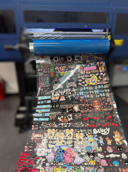 BUILD a UV DTF Gang Sheet (Self Adhesive)