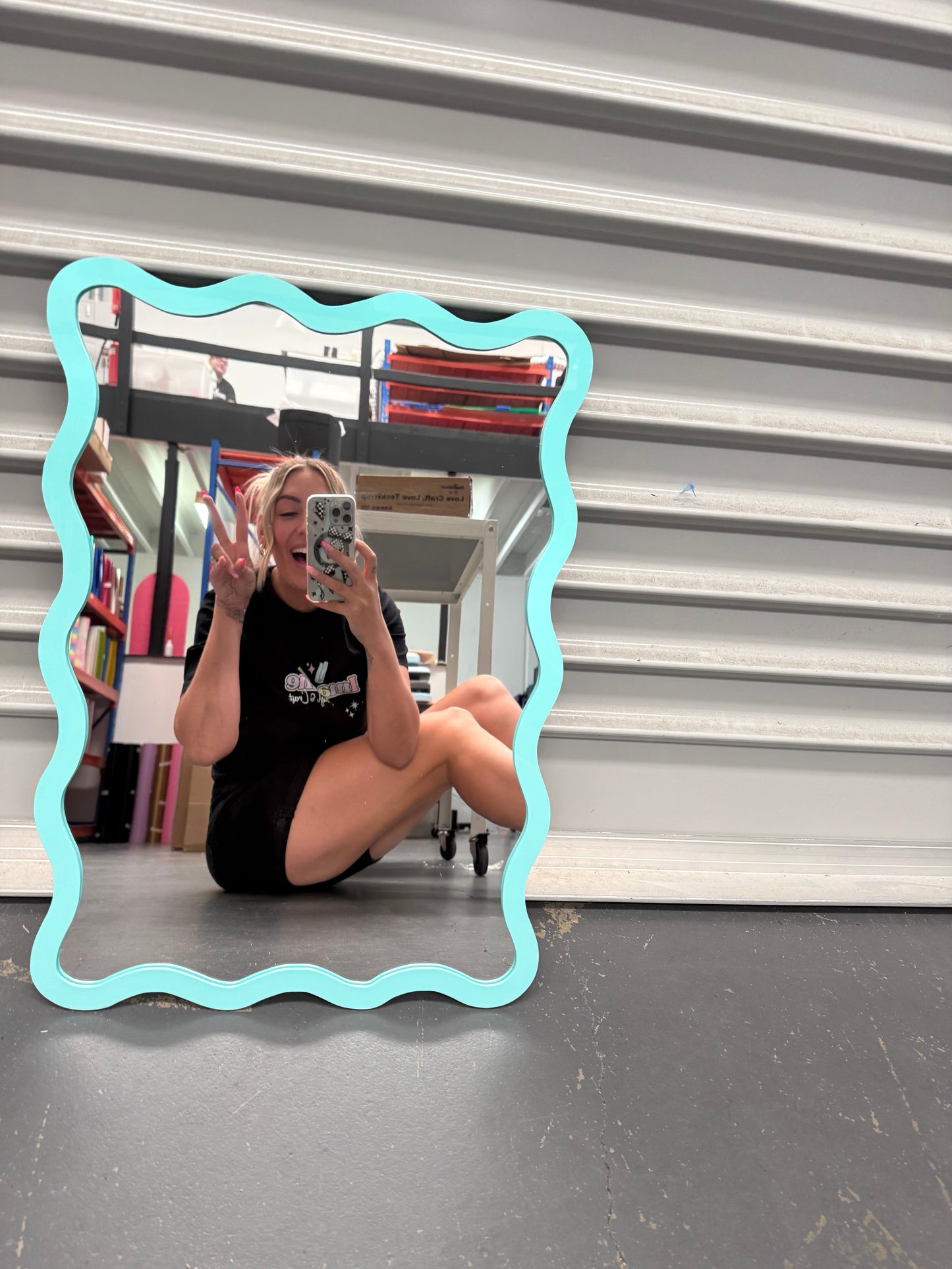 Wavy Mirror with Border