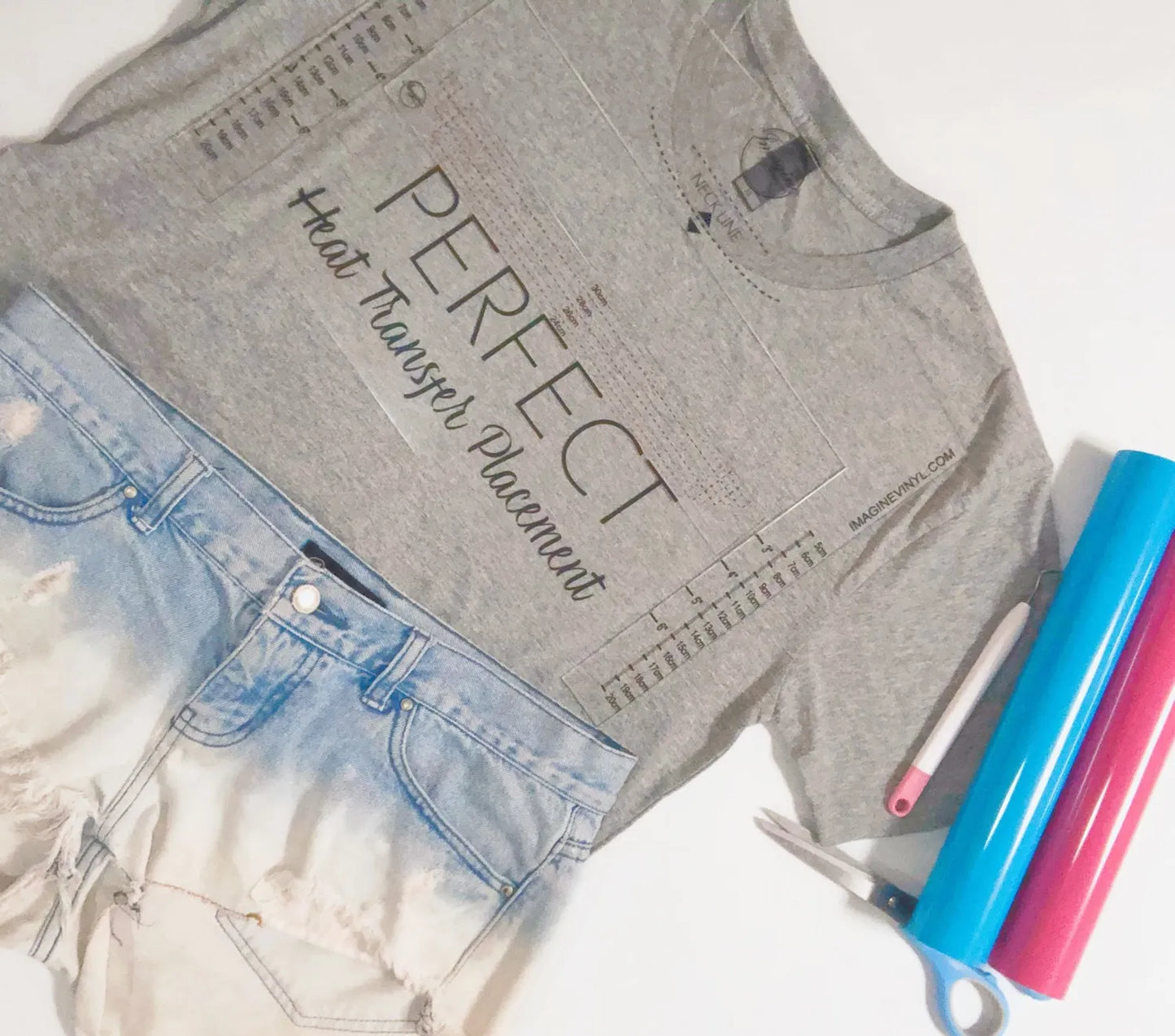 Design Aligner - Heat Transfer Ruler – Imagine Vinyl