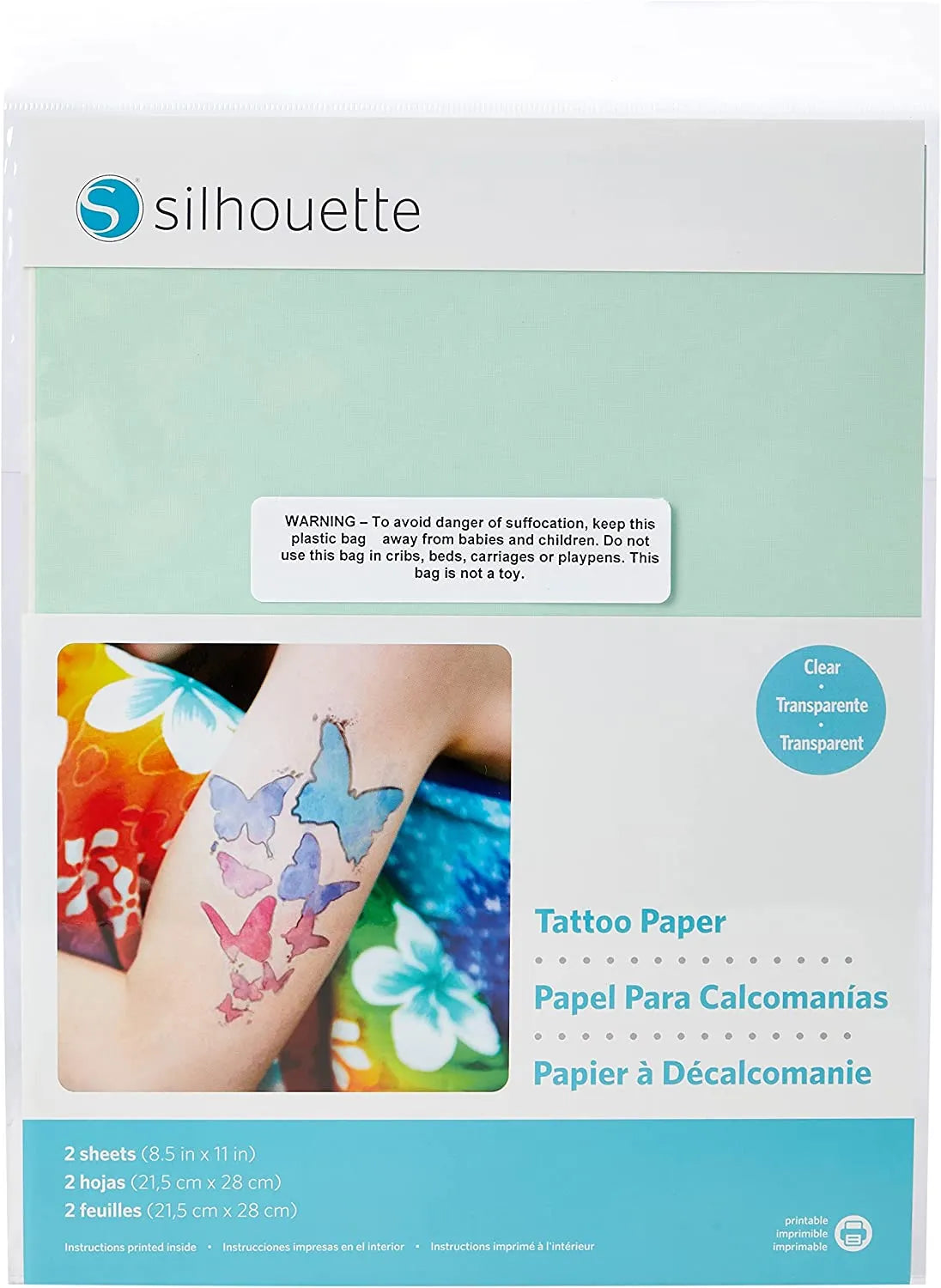 Silhouette Tattoo Paper