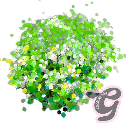 Iridescent Glitter "LIME"