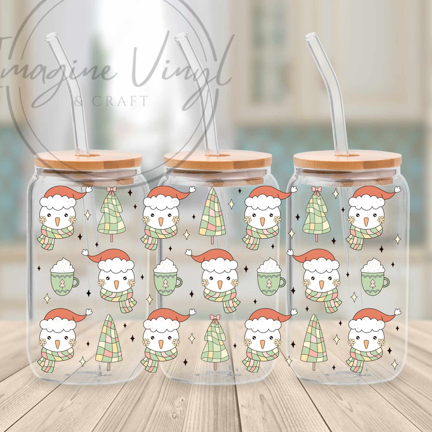 16oz UV-DTF Christmas.1 Cup Wraps