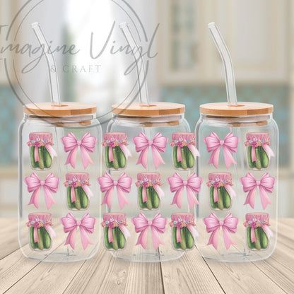 16oz UV DTF - Bows