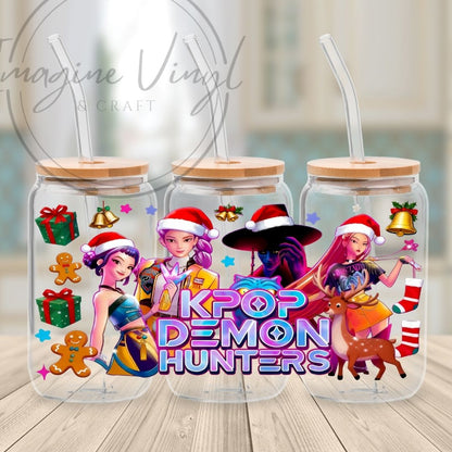 K-pop Demon Hunters 16oz UV DTF Wrap