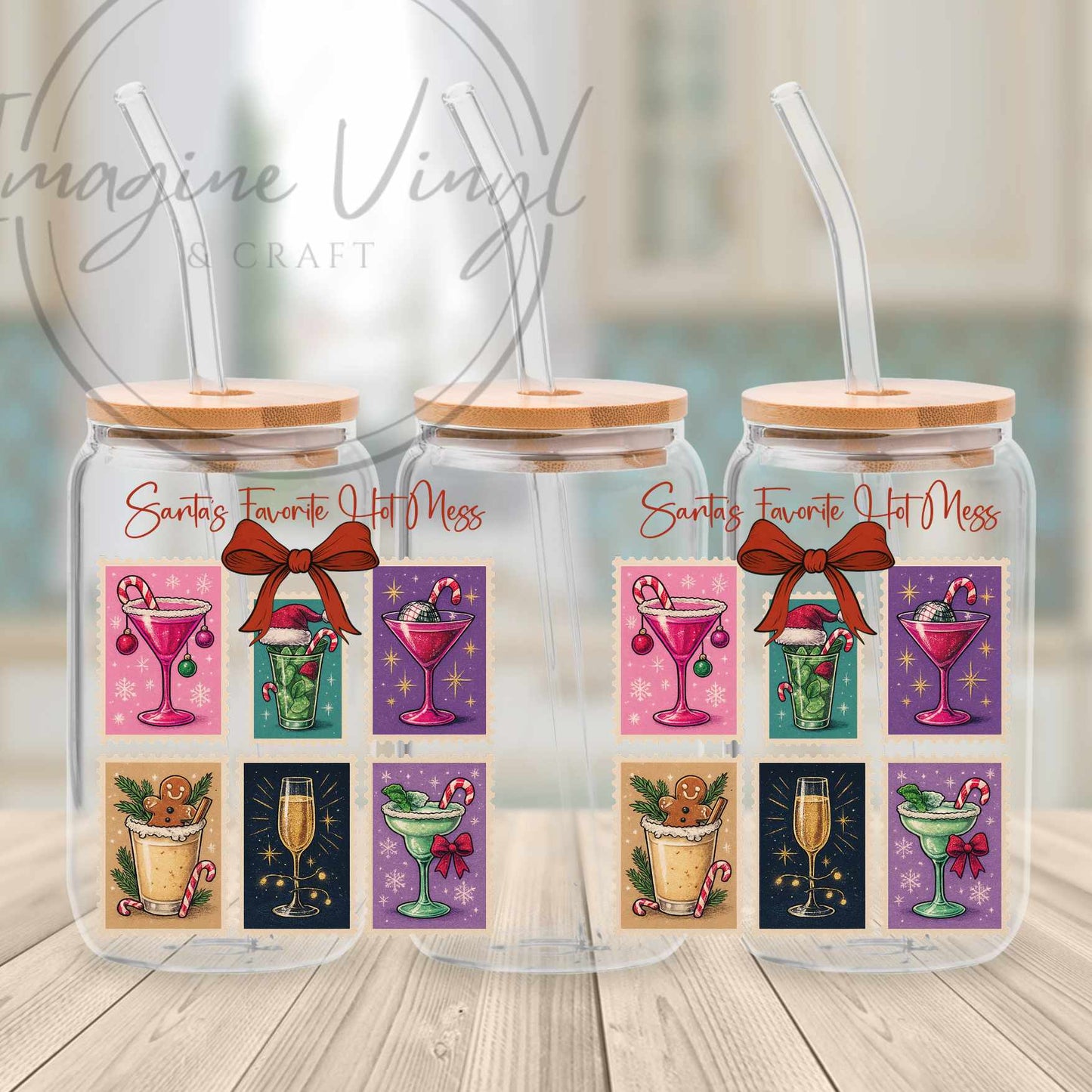 16oz UV-DTF Christmas.1 Cup Wraps