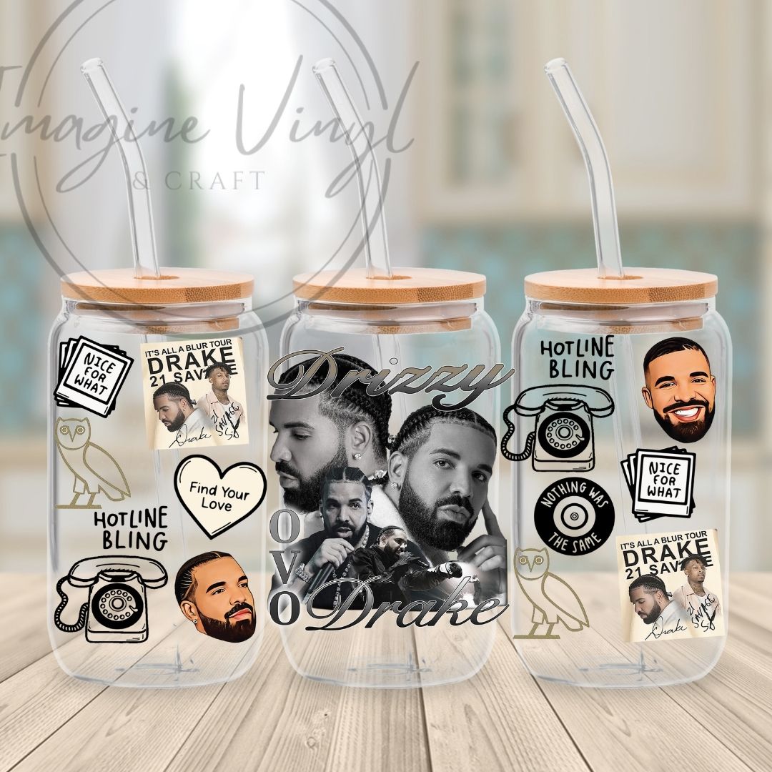 Music Artists - 16oz UV DTF Wrap