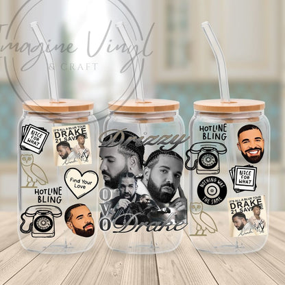 Music Artists - 16oz UV DTF Wrap