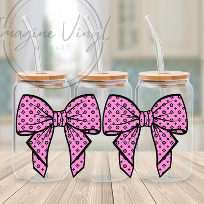 16oz UV DTF - Bows