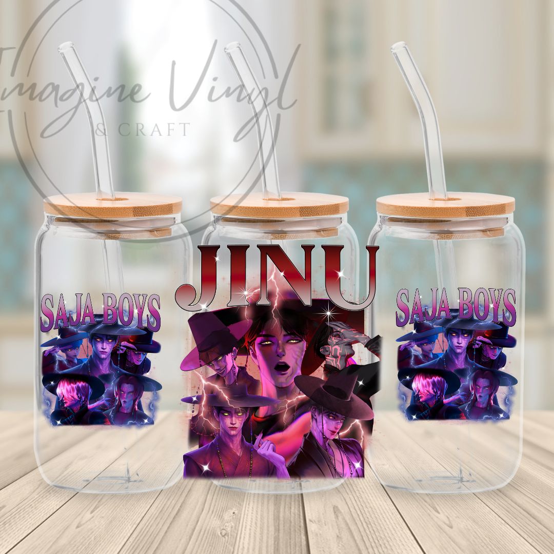 K-pop Demon Hunters 16oz UV DTF Wrap
