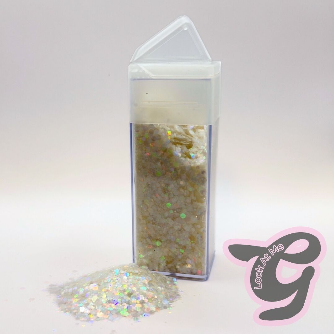 Single Tone Glitter "SLUSHY WHITE"