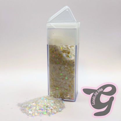 Single Tone Glitter "SLUSHY WHITE"
