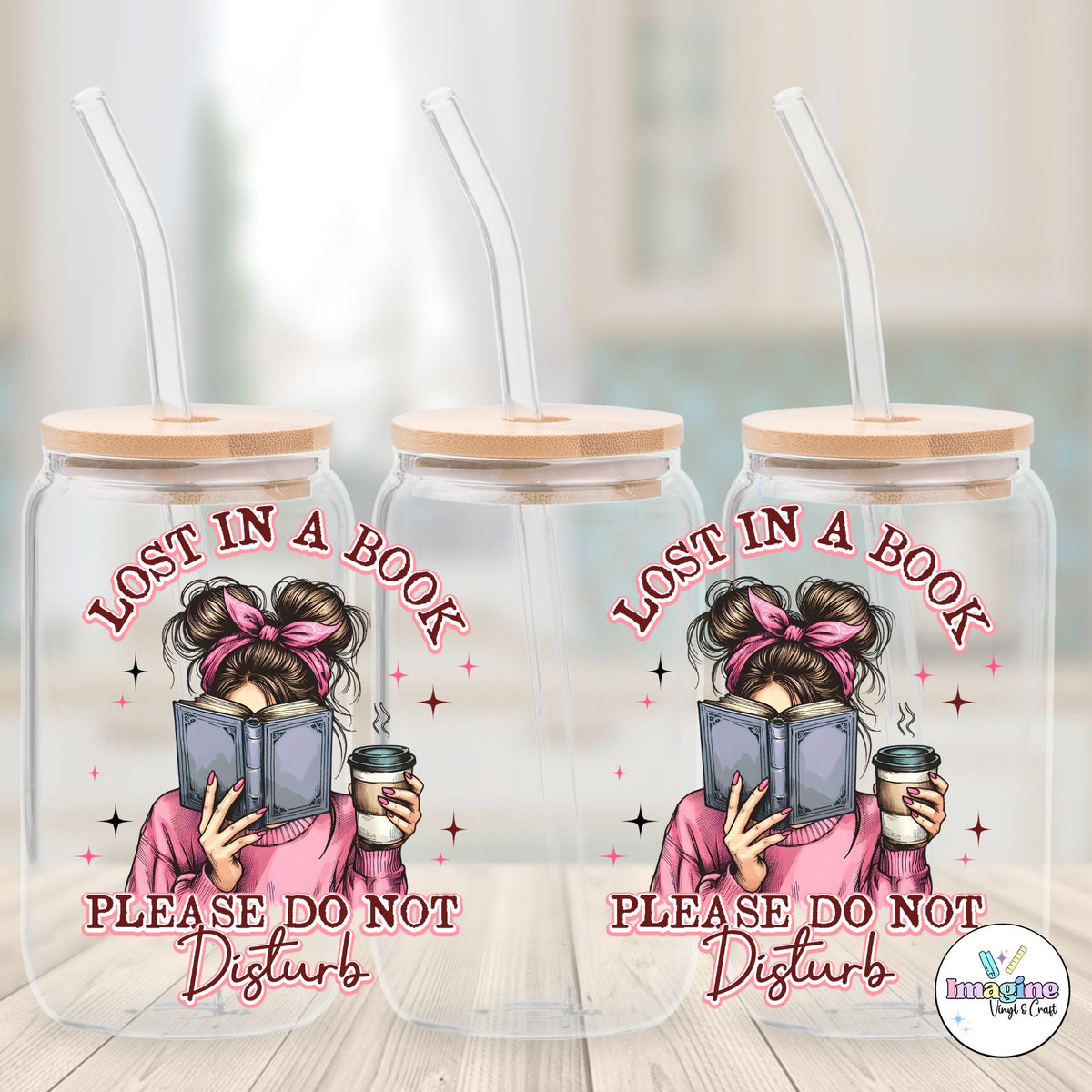 16oz UV DTF - Books
