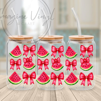 16oz UV DTF - Bows