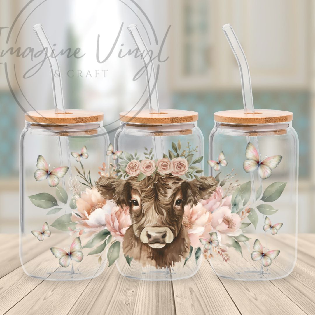 16oz UV DTF -Cows
