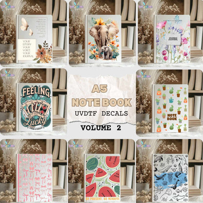 UV-DTF A5 Note Book Decals