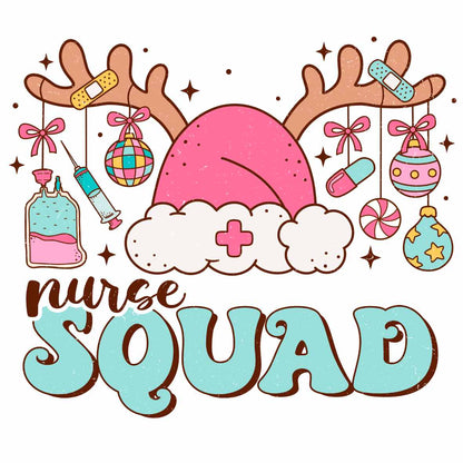 UV DTF Nurse Christmas Decals