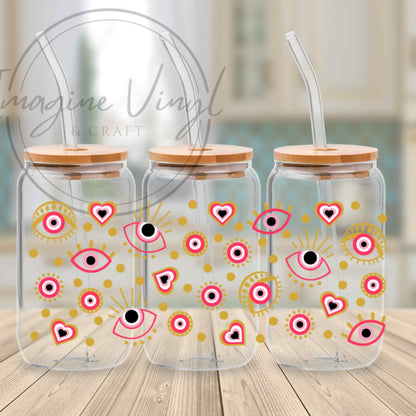 16oz UV DTF Wrap - Evil Eye