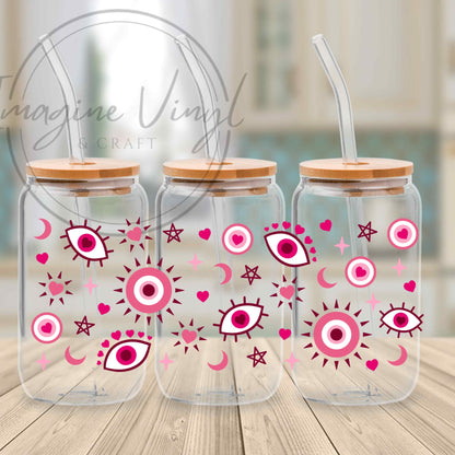 16oz UV DTF Wrap - Evil Eye