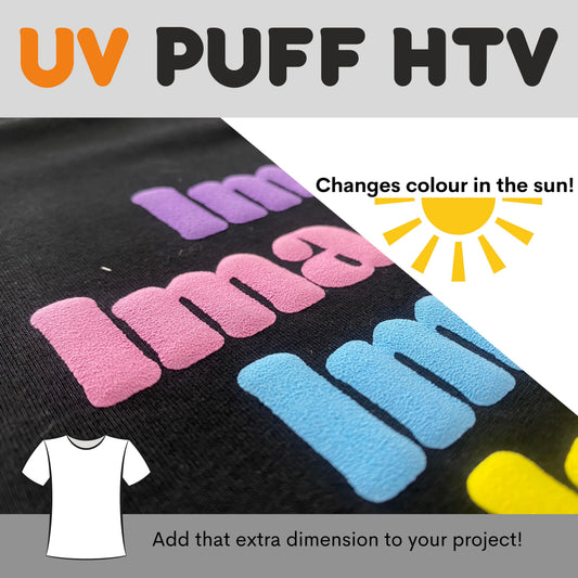 UV Colour Change Puff HTV