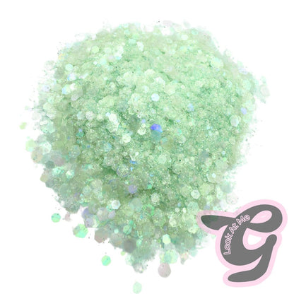 Pastel Shimmer Mix Glitter "MINT"