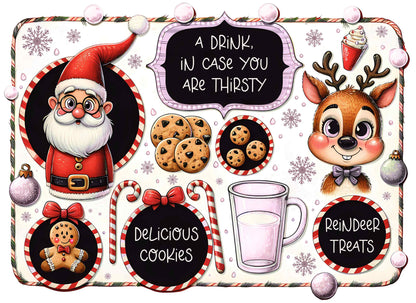 UV-DTF Santa Snack Board