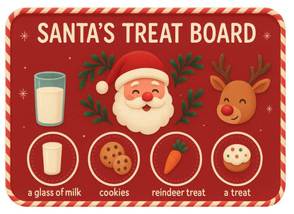 UV-DTF Santa Snack Board