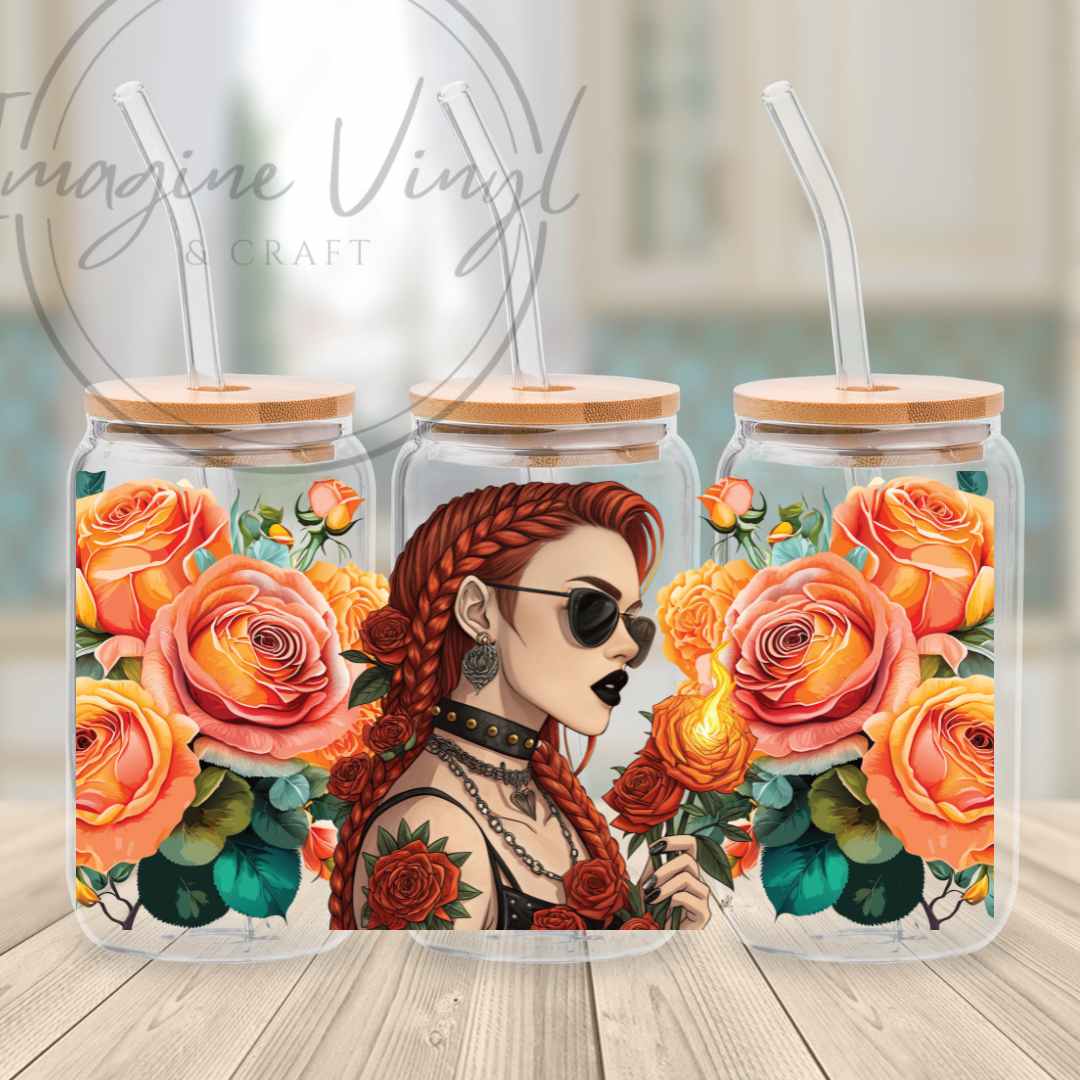 16oz UV DTF Wrap - Obviously Orange