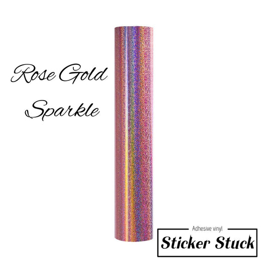 Rose Gold Sprarkle- Sticker Stuck